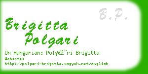 brigitta polgari business card